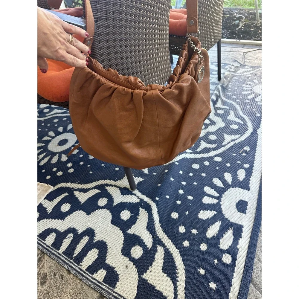 Concealed Carry Woolstenhulme Designer Bags Brown Leather Hobo Shoulder Bag NWOT